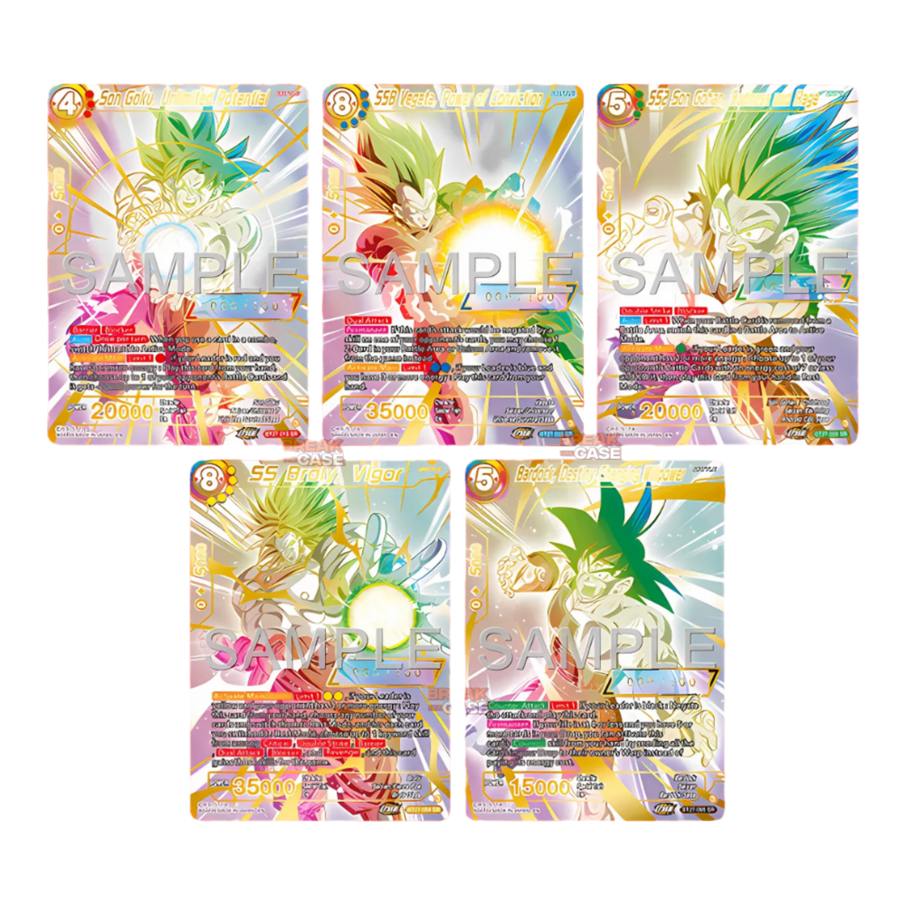 Dragon Ball Super Card Game B27 History of Z Display ENG